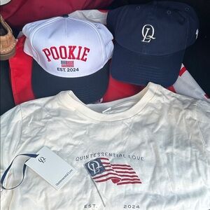 Quintessential Love Navy and White Caps